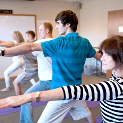 Yogo group stretching